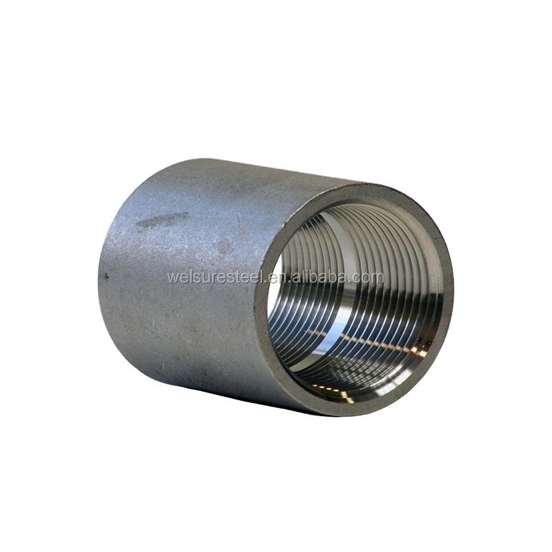ASME B16.11 3000# Threaded Full Coupling 304 Stainless Forged Pipe ...