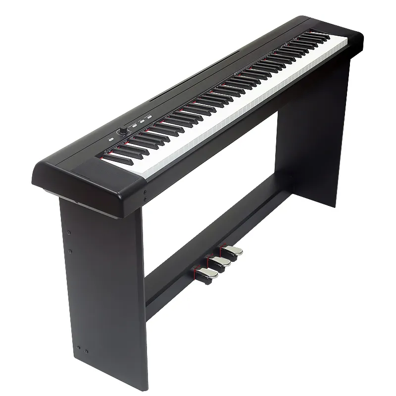 Digital Mini Piano Schwarze Musik MIDI Keyboard Style Elektronisches Action instrument Hammers chl üssel gewichtet