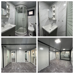 Personalizado 20 pies 40 pies de acero ligero de lujo Villa prefabricada expandible casa contenedor 1 2 3 dormitorios para sala de estar cocina móvil - Product Image 4