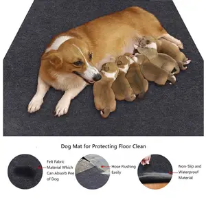 Tapete absorvente de urina para pets, esteira à prova d'água sob as tapetes de cachorro, filhote e tapete almofadas para animais de estimação - Product Image 1