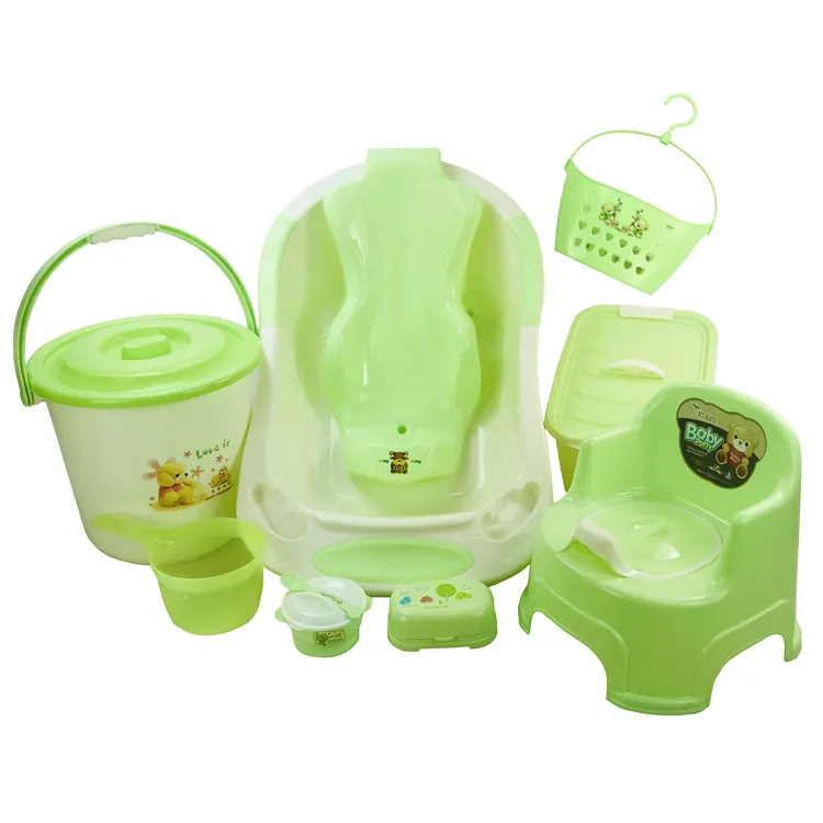 Nieuw Geboren Baby Bad Cadeau Set Plastic 9 Stuks Voor Kinderen