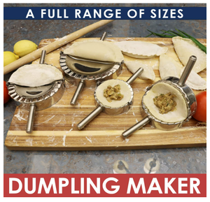 Juego <span class=keywords><strong>de</strong></span> Moldes para Hacer <span class=keywords><strong>Empanadas</strong></span> y Dumplings <span class=keywords><strong>de</strong></span> Acero Inoxidable con <span class=keywords><strong>Cortador</strong></span> <span class=keywords><strong>de</strong></span> Masa para Ravioli, Pierogi, <span class=keywords><strong>Empanadas</strong></span> y Calzones - Product Image 2