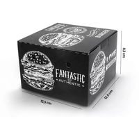Emballage de boîte à hamburger Burguer personnalisé Boîte de papier pour hamburger frites mode imprimée