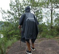 Imperméable 3-en-1 personnalisé à séchage rapide pour adultes, poncho de pluie imperméable avec poche pour la randonnée, le cyclisme, le camping et les voyages en plein air