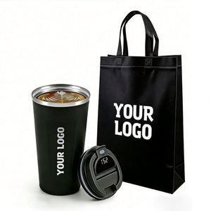 Tazas de Acero Inoxidable con Pantalla LED de Temperatura y Logotipo Personalizado al por Mayor para Regalos Empresariales, Taza de Café Inteligente Promocional - Product Image 1