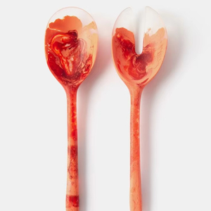 Superior Quality Handmade Resin Acrylic Flatware Cutlery Sets for Home Use Kitchen <b>Tabletop</b> Folk Spoon Knife-Resin Folk Spoon - Product Image 1