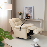 Canapé simple multifonctionnel de recliner électrique de capsule de l'espace moderne pour le home cinéma ensemble paresseux de massage de chaise berçante inclus