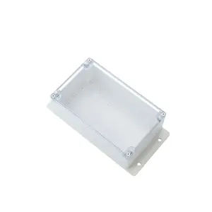 100*68 * 50毫米ABS塑料透明盖防水盒IP66防水接线盒4个带耳螺钉