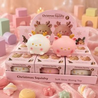 Ventes Flash : Jouet Squishy Géant Cerf Anti-Stress à Rebond Lent, Jouet de Décompression à Presser avec Boîte Cadeau pour Enfants et Adultes