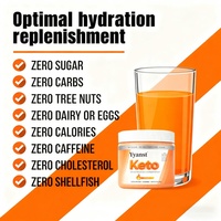 Poudre d'électrolytes pour la réhydratation et la reconstitution, marque privée, stimule l'énergie, soutient le système immunitaire, poudre d'électrolytes Keto