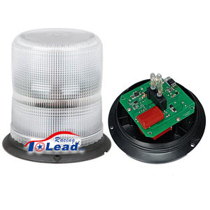 Высокоинтенсивная аварийная белая ксеноновая сигнальная лампа 40 Вт, низкопрофильная 4-дюймовая алюминиевая основа, безопасный мигающий маяк - Product Image 5