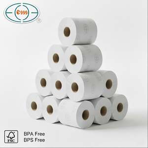 Papel Térmico sin BPA ni BPS, Rollo de Papel para Caja Registradora Térmica de 3 1/8" × 230, Papel para Recibos POS, Etiqueta Térmica Adhesiva - Product Image 1