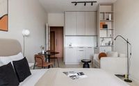 Conception personnalisée de concept d'appartement hôtelier, plan d'étage 2D en CAO, rendu 3D d'intérieur, service de visualisation