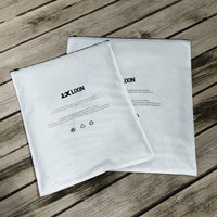 Sac d'emballage pour vêtements en papier kraft avec fermeture éclair en PE durable, impression de logo personnalisée, avec fermeture autocollante pour vêtements