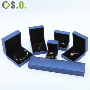 Cajas de Joyería al por Mayor en Verde, Azul y Dorado, con Logotipo Personalizado, para Collares, Pulseras, Pendientes y Anillos - Product Image 2