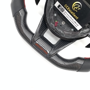 Volante de Fibra de Carbono para <span class=keywords><strong>Mercedes</strong></span> <span class=keywords><strong>AMG</strong></span> W205 Clase C 808 C43 C63 W213 E53 E63 W222 S63 S65 C257 <span class=keywords><strong>CLS</strong></span> X253 GLC GLE X167 GLS - Product Image 4