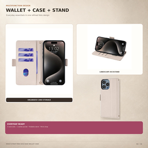 Funda cruzada para teléfono con correa de muñeca, correa de hombro desmontable, hebilla dorada <span class=keywords><strong>y</strong></span> tapa abatible para <span class=keywords><strong>iPhone</strong></span> 18 17 16 15 <span class=keywords><strong>14</strong></span> <span class=keywords><strong>13</strong></span> <span class=keywords><strong>Pro</strong></span> <span class=keywords><strong>Max</strong></span> - Product Image 2