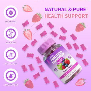 Gummies protéinés au whey 20g saveur fruits rouges mélangés, substitut de repas pour la gestion du poids, vente en gros - Product Image 5