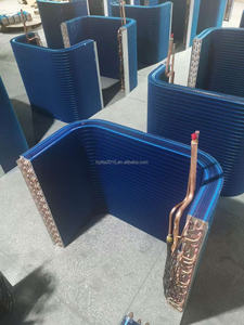 Bobine de condenseur en aluminium doré de type L et de type U, avec tubes en cuivre, pour climatiseur et pompe à chaleur - Product Image 2