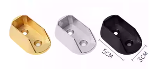 Tringle <span class=keywords><strong>de</strong></span> <span class=keywords><strong>penderie</strong></span> robuste en alliage d'aluminium, anti-rouille, capacité <span class=keywords><strong>de</strong></span> <span class=keywords><strong>charge</strong></span> 100 kg, avec jeu <span class=keywords><strong>de</strong></span> douilles, 63 pouces - Product Image 4