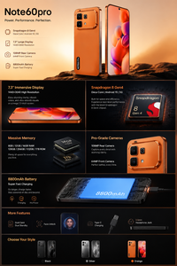 Teléfono Inteligente Global Desbloqueado Note60 Pro 2K con Batería de 7800 mAh, 16 GB + 1 TB, Cámara HD de 72 + 108 MP, 5G - Product Image 5