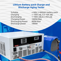 Analyseur de capacité de batterie au lithium YPSDZ-800-1000 100V 45A pour les tests de cellules cylindriques de type pièce de monnaie