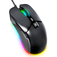 Souris de jeu filaire OEM RVB 2.4G Bt LED souris double mode pour bureau ordinateur portable souris ergonomique silencieuse USB Recarregavel