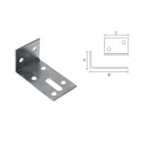 Soporte esquinero para madera, junta de metal de 90 grados L
