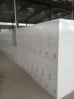 Armoire de rangement en acier à double porte pour hôpital, centre commercial, école, bureau