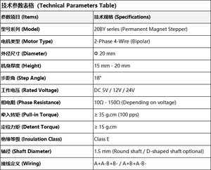 Moteur pas à pas miniature à aimant permanent série GM12-08BY 8 mm, DC 5V, boîte de vitesses métallique de précision 12 mm, 2 phases, 4 fils, micro-seringue - Product Image 3