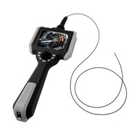 Diamètre 3,9 mm 360 °   Endoscope industriel NDT 5'' HD IP65, caméra boroscope articulée étanche, carte SD analogique mini CMOS 32 Go