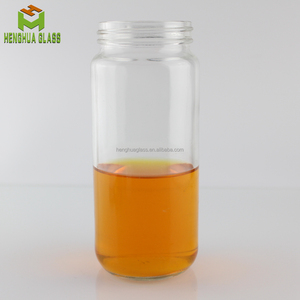 12oz 360ml Vòng MứT ThủY Tinh Jar miệng rộng mật ong lọ thủy tinh <span class=keywords><strong>Paragon</strong></span> 350ml nước trái cây thực phẩm uống lưu trữ Jar chai với nắp nhựa - Product Image 3