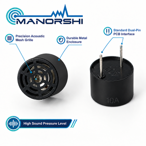 MANORSHI 40kHz <span class=keywords><strong>sensore</strong></span> trasmettitore <span class=keywords><strong>ad</strong></span> <span class=keywords><strong>ultrasuoni</strong></span> 20cm ~ 18m misurazione della <span class=keywords><strong>distanza</strong></span> per le strutture <span class=keywords><strong>di</strong></span> prova - Product Image 2