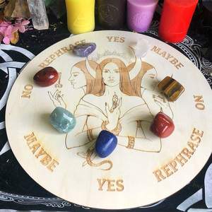 Triple déesse <span class=keywords><strong>lunaire</strong></span> hecate sorcière artisanat altare planchette ouija message métaphysique radiesthésie <span class=keywords><strong>pendule</strong></span> conseil outils spirituels - Product Image 5