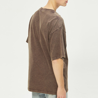 T-shirt vintage délavé à l'acide 100 % coton, unisexe, coupe oversize, manches courtes, décontracté, pour tous les jours – Meilleure vente