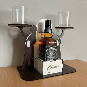 Présentateur de bouteilles en acrylique personnalisé Vodka Tequlia présentoir de bouteilles de vin Glorifier pour <span class=keywords><strong>Jack</strong></span> Daniel's - Product Image 2