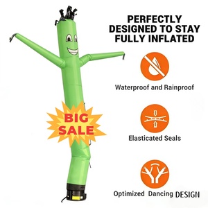Oem Christmas Air Dancer Publicidad Wacky Waving Tubo inflable Hombre con soplador - Product Image 4