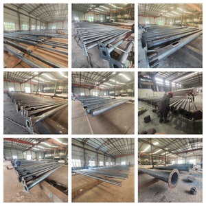Al Aire Libre 4m 5M 6M 7m 8M 9m 10m 12M doble brazo único <span class=keywords><strong>precio</strong></span> acero <span class=keywords><strong>galvanizado</strong></span> <span class=keywords><strong>poste</strong></span> de luz de calle solar <span class=keywords><strong>poste</strong></span> de lámpara - Product Image 5