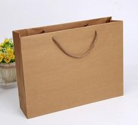 Sacs en papier kraft blanc gaufré de luxe avec poignée en corde de coton et impression numérique de logo personnalisé pour l'emballage alimentaire