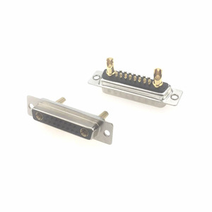 Chất lượng cao deyconn D-SUB 13w6 nữ nối cup 20A cao hiện tại thẳng Vàng pin cao cấp hàn dây loại PCB Đen - Product Image 5