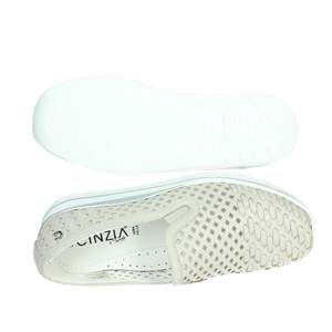 Cinzia Soft Donna <b>Slip</b> <b>on</b> IV2014846 CA Grey Breathable Genuine <b>Leather</b> Walking <b>Shoes</b> - Product Image 6