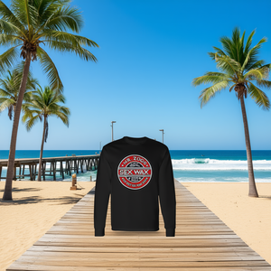 Sex Wax T-shirt à manches longues noir Surf Beach Club Clothing - Product Image 2
