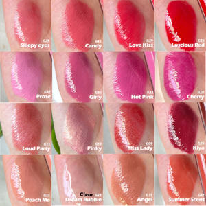 Brillo Labial Vegano Personalizado con Efecto Ombré Rosa Brillante, Brillo Labial Transparente, Marca Privada, Hidratante, Lápiz Labial Líquido - Product Image 6