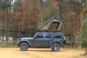 China Manufacturer Fast Fit Hard Roof Top <b>Tent</b> 1-3 Person Pickup Hardshell Roof <b>Tent</b> for Sales - Product Image 4