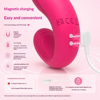 Mini vibromasseur pour femmes, contrôle par application, Bluetooth, rechargeable par USB, étanche IPx5, vibromasseur portable longue distance, vibromasseur pour point G