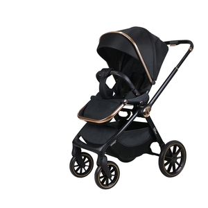 Carritos de Bebé Plegables Cuatro en Uno al por Mayor, Cinturón de Seguridad de Cinco Puntos, Ruedas con Absorción de Impactos, Diseño Portátil de Tela de Lino - Product Image 4