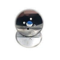 Pisau gergaji pemotong skor V karbida padat kemurnian tinggi dengan Diameter 100mm,120mm