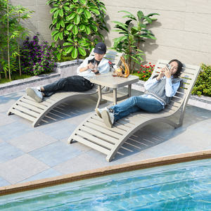 <span class=keywords><strong>Protection</strong></span> contre la corrosion moderne antirouille chaise longue de jardin en aluminium tout temps pour hôtel piscine plage - Product Image 1