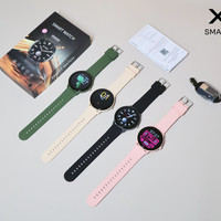 Montre connectée unisexe étanche IP68 de 1,38 pouce, tracker d'activité, navigation GPS, réveil, écran tactile TFT, suivi du sommeil iOS