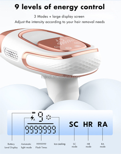 Épilateur IPL sans fil rechargeable personnalisé avec fonction de refroidissement, épilateur laser à <span class=keywords><strong>lumière</strong></span> <span class=keywords><strong>pulsée</strong></span> permanente - Product Image 5